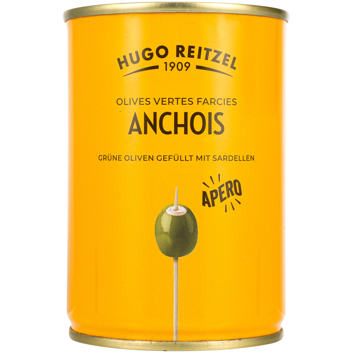 Hugo Reitzel Oliven grün mit Sardellen