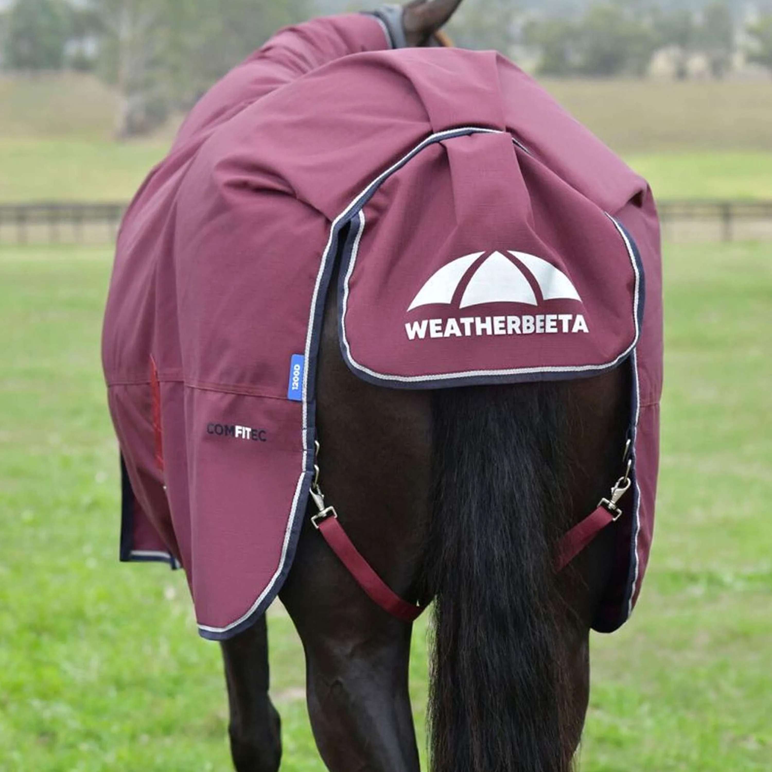 WeatherBeeta ComFiTec Essential Turnout Combo 220g Burgundy/Navy