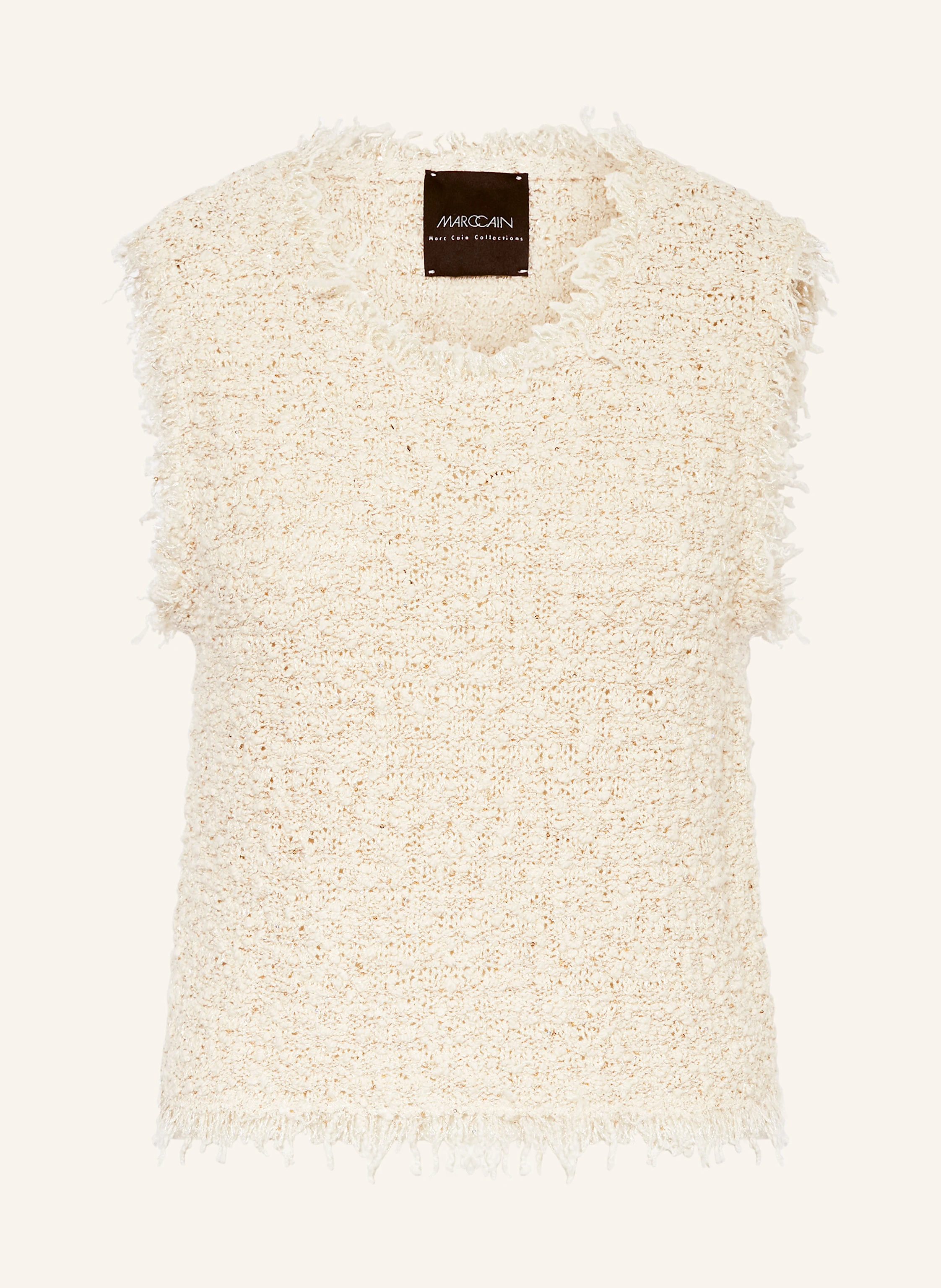 MARC CAIN Stricktop mit Pailletten