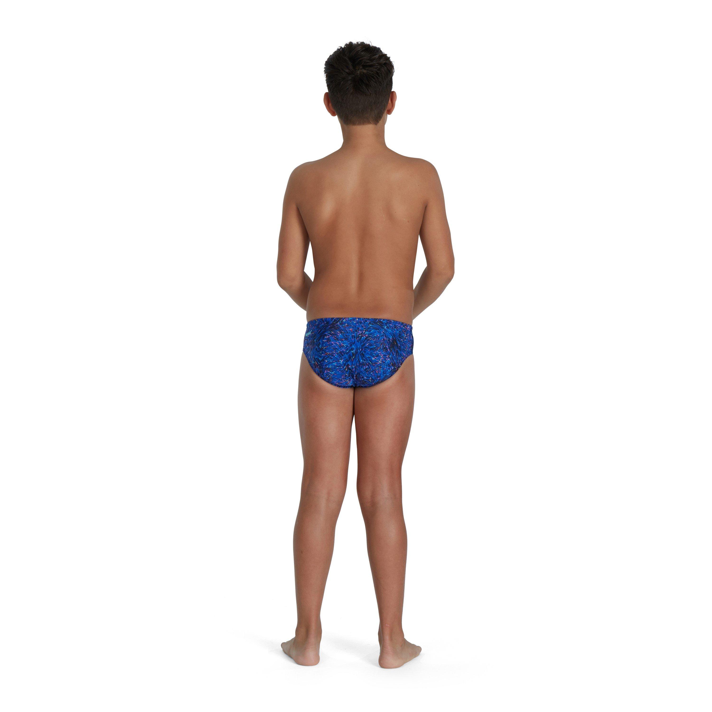 Speedo 6.5cm Digital Print Swimming Briefs Juniors