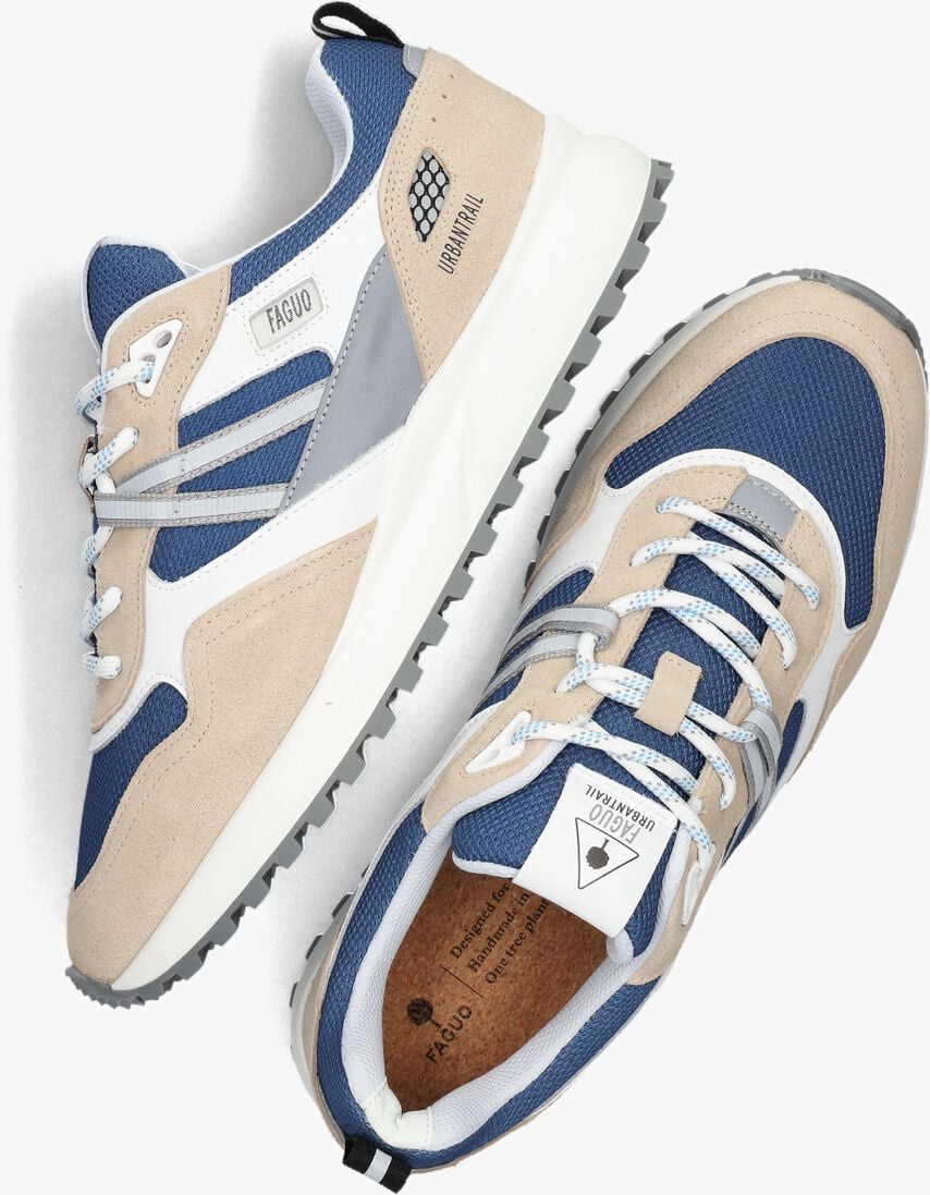 FAGUO blauwe faguo lage sneakers urbantrail baskets