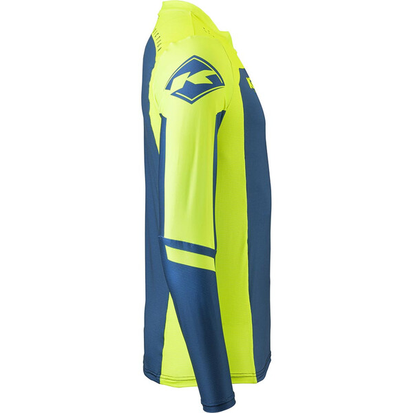 Kenny - Maillot Performance Solid - 2024 Jaune fluo / Bleu