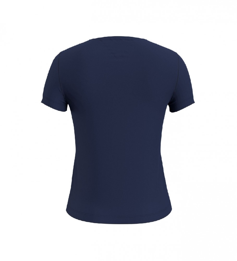 Camiseta Tommy Jeans Essential Logo Azul Marinho