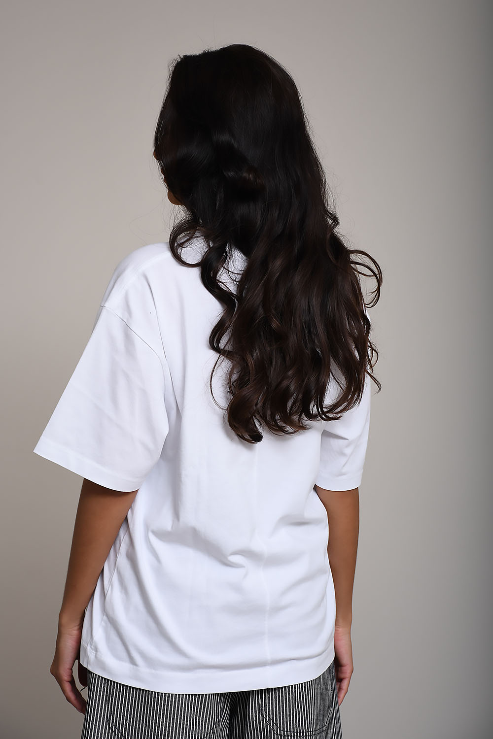 Line oversized tee