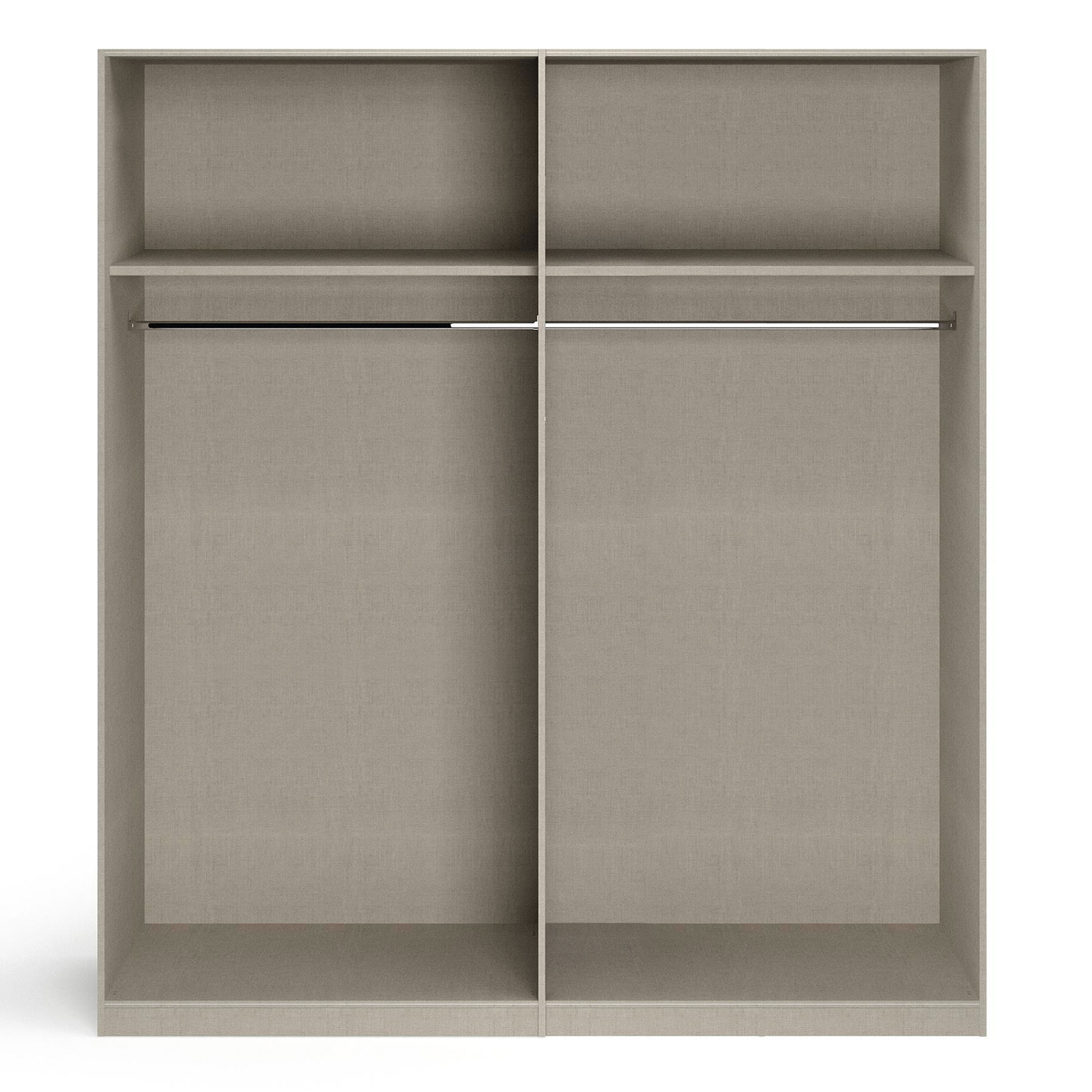 Drehtürenschrank - Eiche Sonoma - 4-türig - 181x210 cm