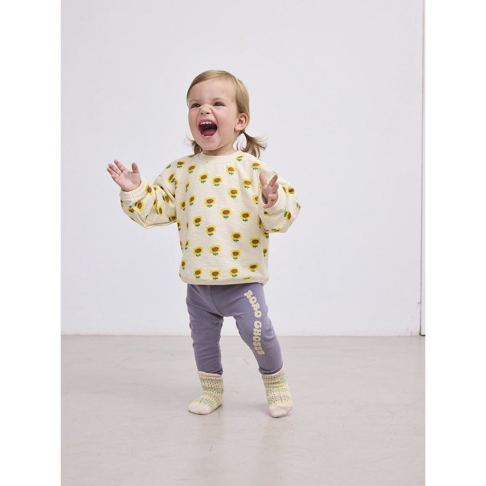 Køb Bobo Choses Beige Sunflower All Over Sweatshirt