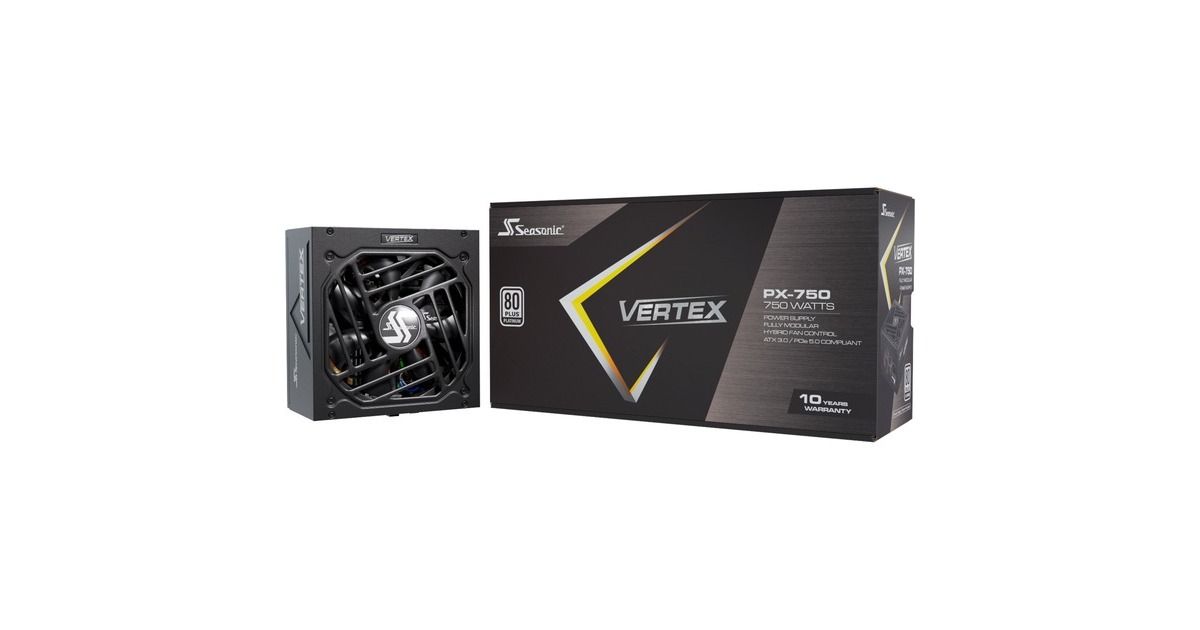 SeasonicVERTEX PX-750, modulaire 750 watt voeding   (Zwart, 2x PCIe)