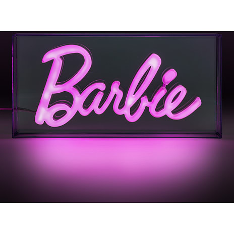 Barbie neonskilt - lyserød