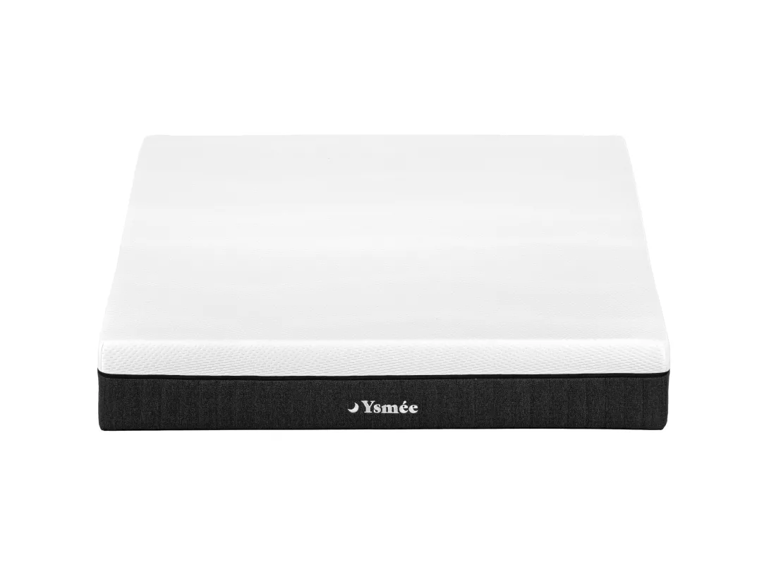 Ensemble 180 x 200 cm sommier coffre blanc + matelas ressorts ensachés 5 zones ép.21cm - CIDORA de YSMÉE