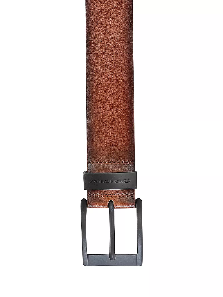 TOM TAILOR Ledergürtel TTTHOMAS braun