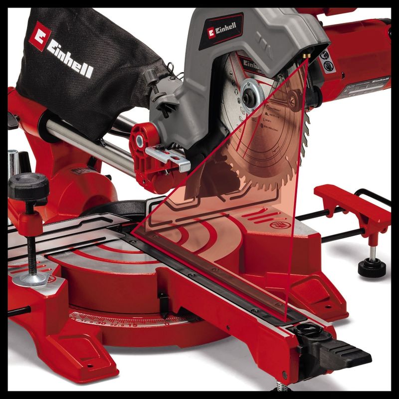 Einhell TC-SM 216 Zaagmachine 216mm - 1600W - Inclusief Afzuigadapter