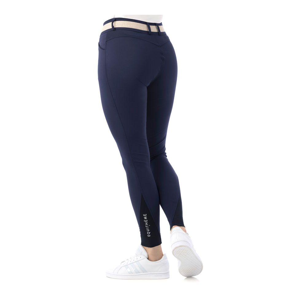 Equitheme LUCY - Pantalon siliconé Femme marine