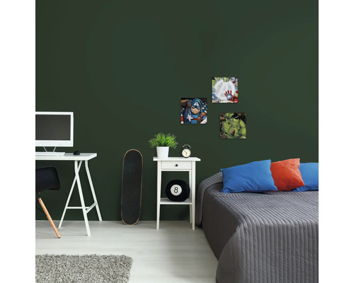 Canvas schilderij Marvel Avengers set van 3 3x 30x30 cm