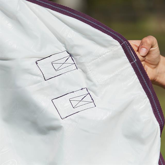Vliegendeken WeatherBeeta ComFiTec Essential Mesh II Combo Full Neck Wit-donkerpaars