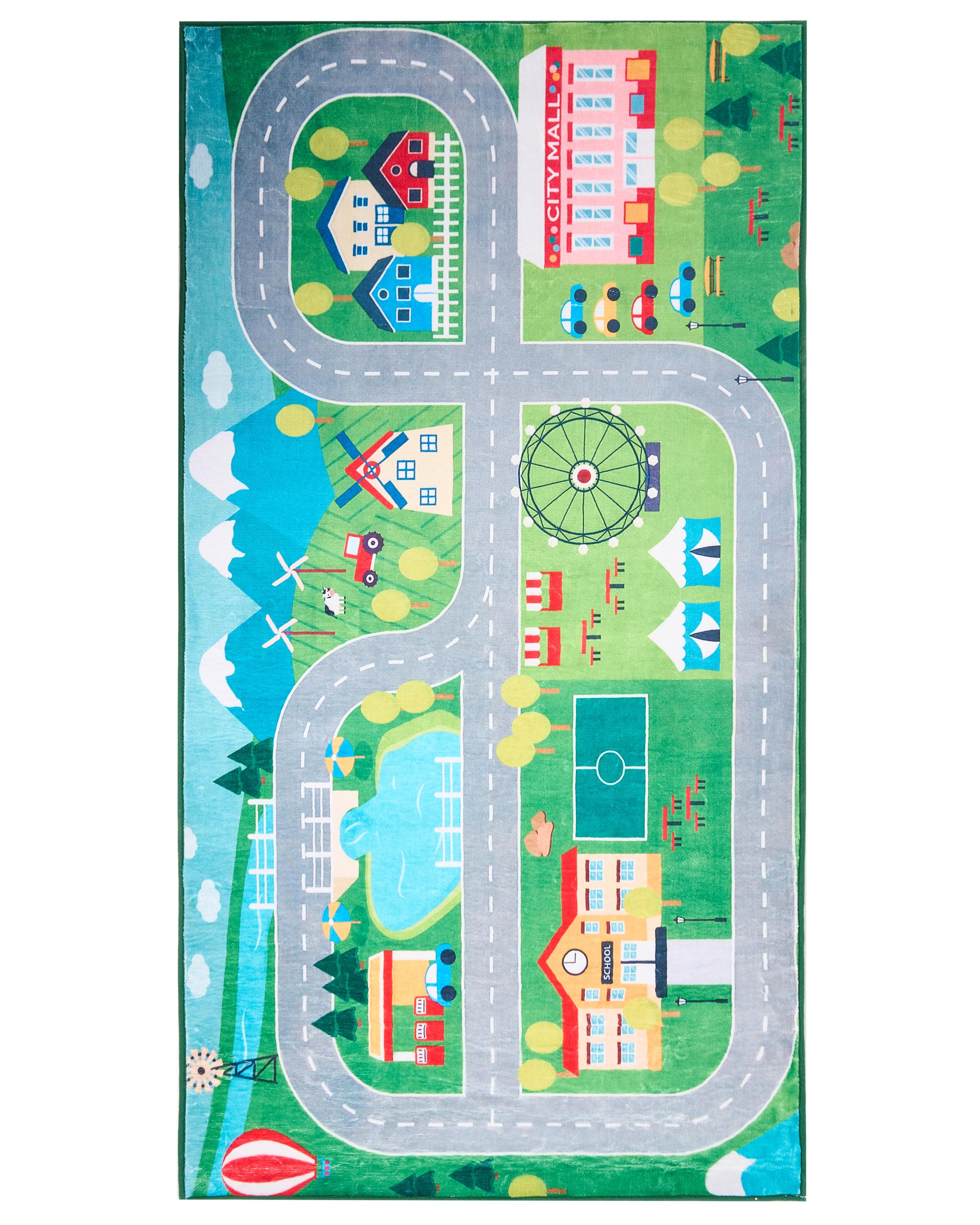 Kindervloerkleed SEBEN Groen 80 x 150 cm