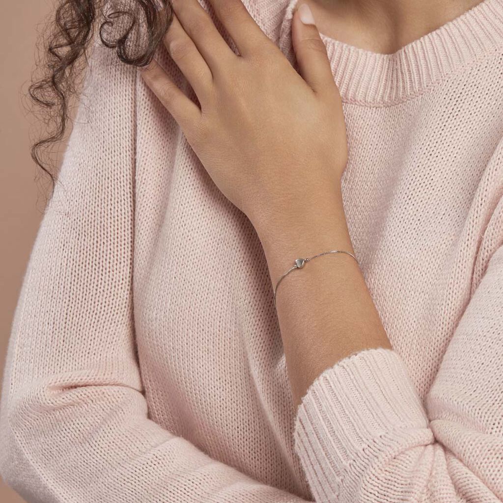 Bracelet Leandra Argent Blanc