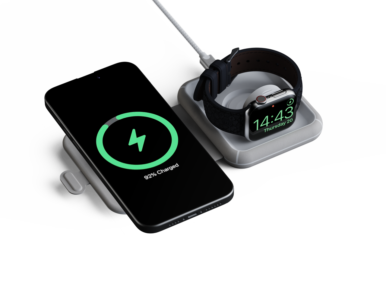 Xtorm - Foldable Wireless Travel Charger 2in1 - 15W