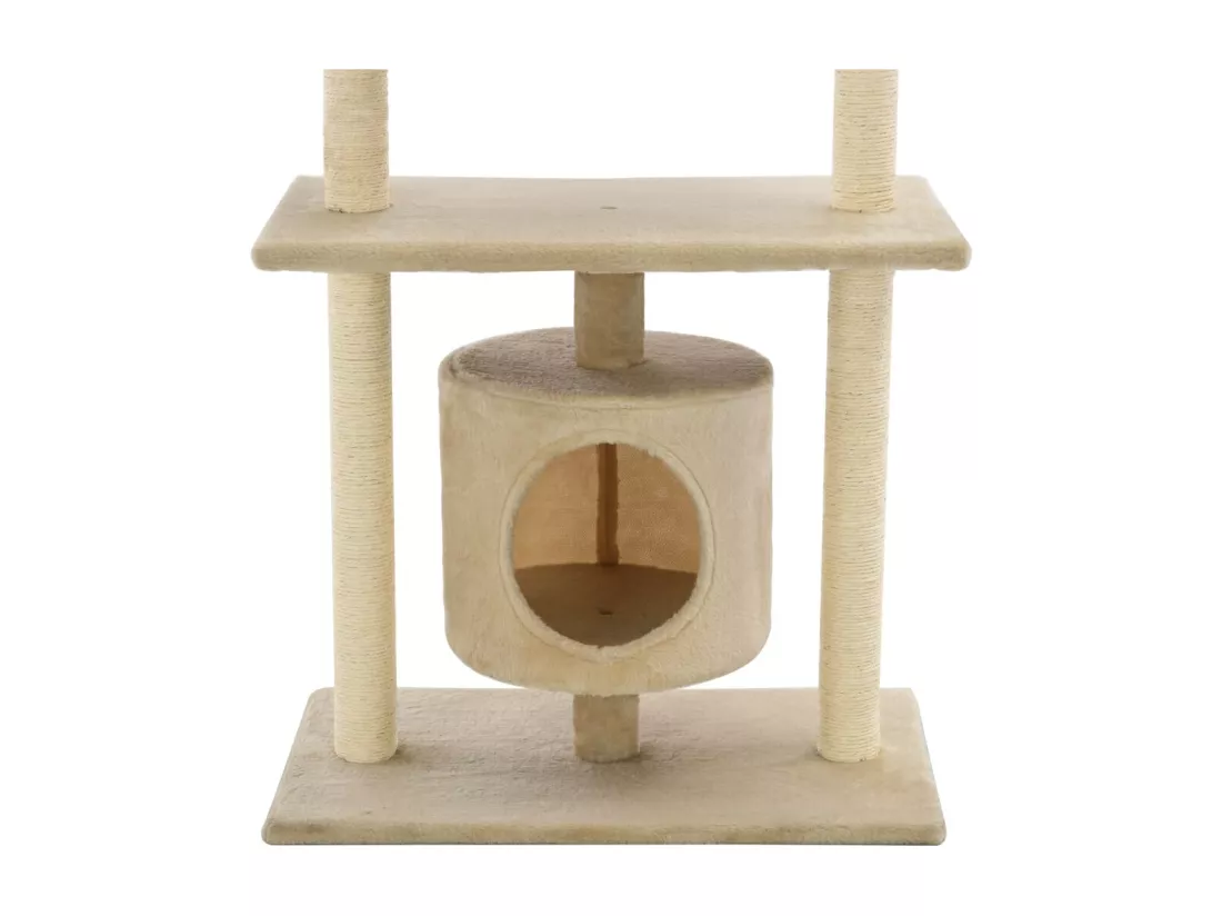 Arbre à chat avec griffoirs en sisal 95 cm Beige
