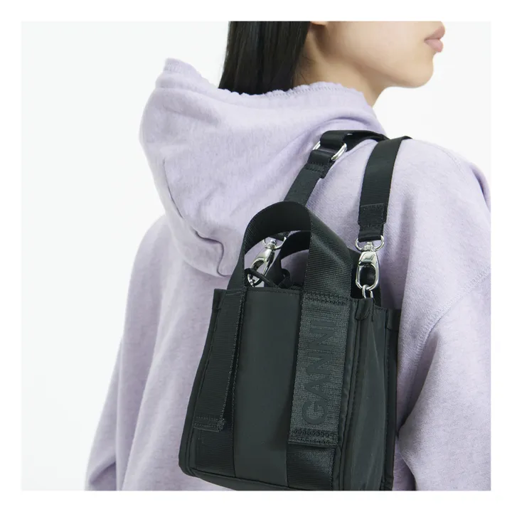 Ganni Sac Mini Tech Matières Recyclées | Noir