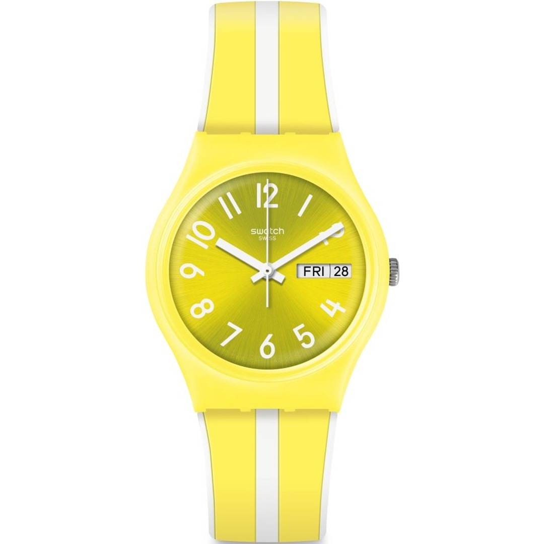 Swatch Original 34 Lemoncello Day Date