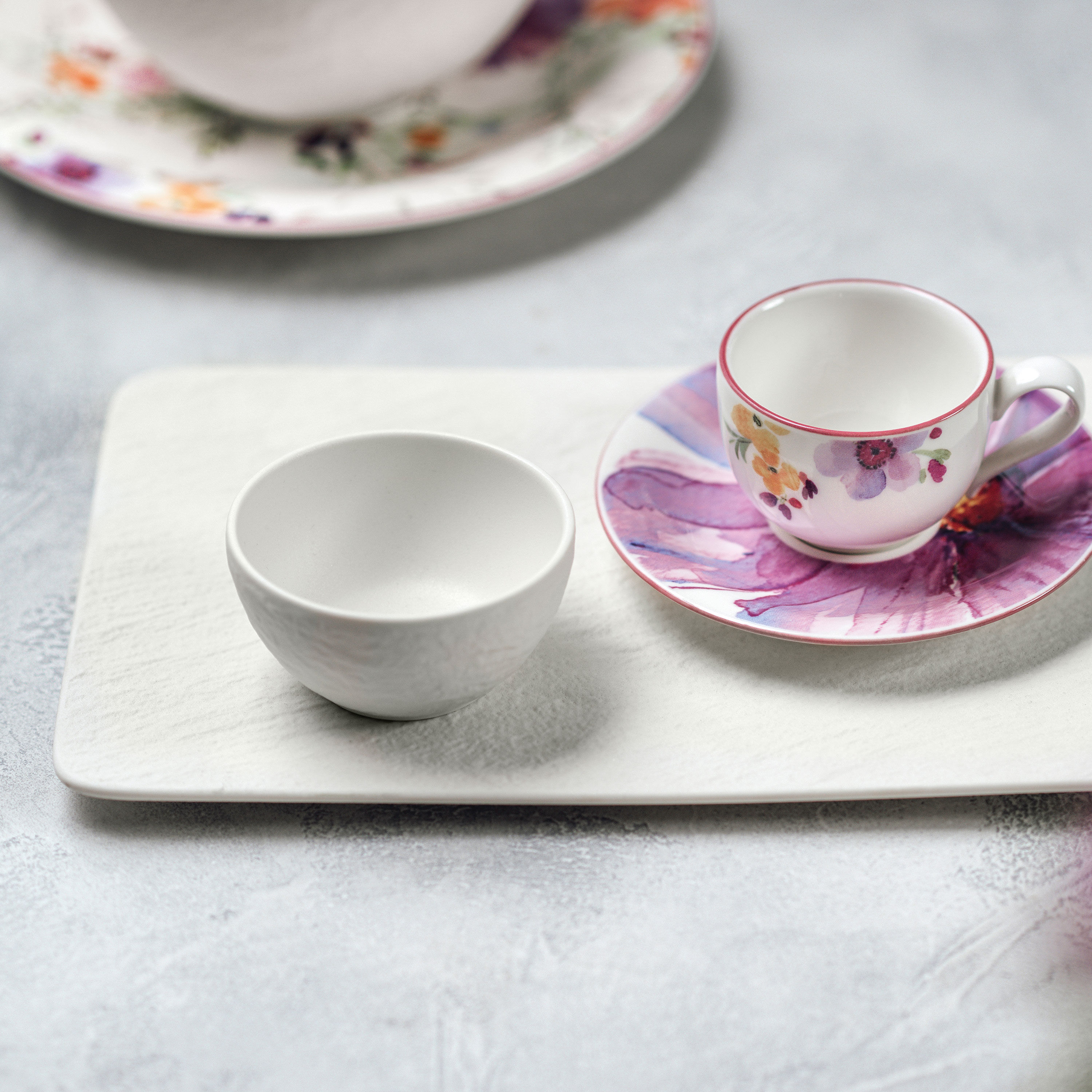 Manufacture Serving tray White, 11.1'' x 6.7'', Premium Porcelain