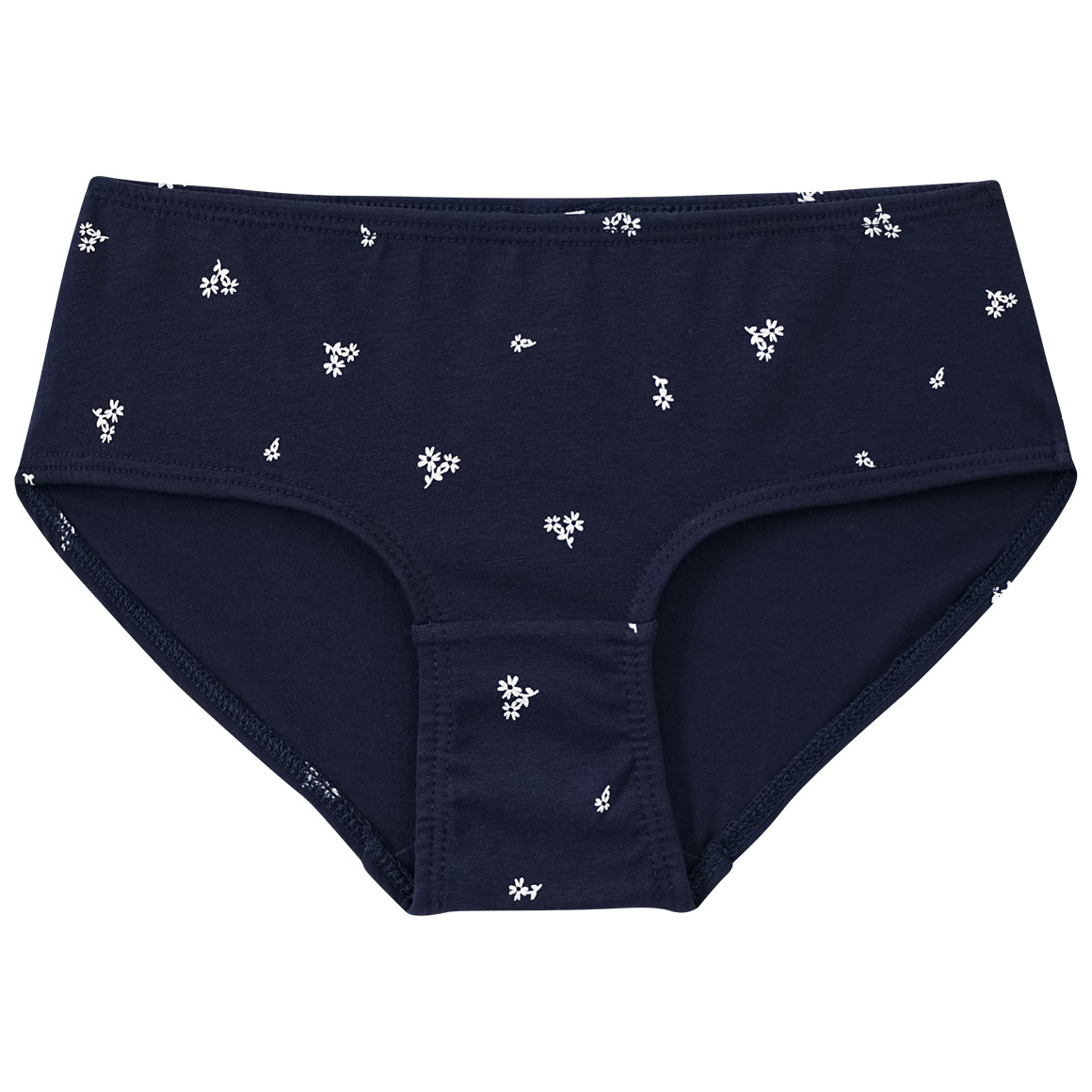 Yigga 3 Mädchen Pantys in verschiedenen Dessins dunkelblau / weiss