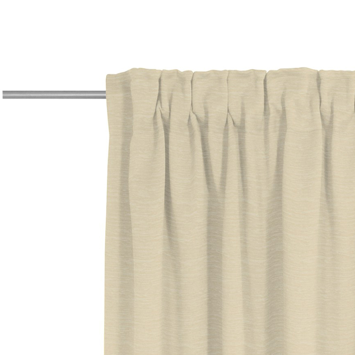 Thermochenille-Vorhang - weiß - 135x245 cm