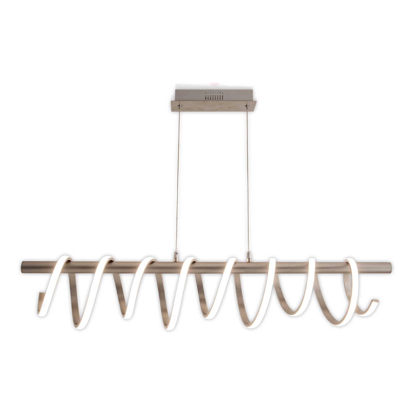 LED-Pendelleuchte BELLEZA -Stahl-blank - dimmbar