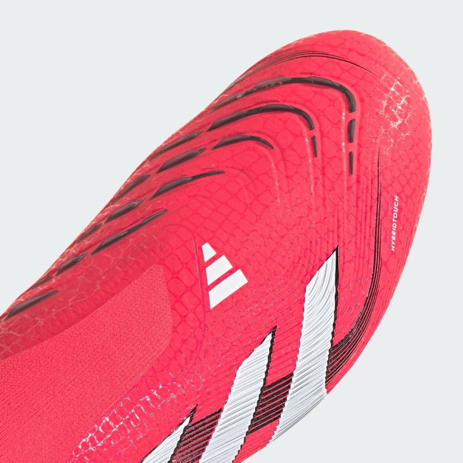 adidas Predator Elite Laceless AG Pure Victory - Lucid Red/Blanc/Noir