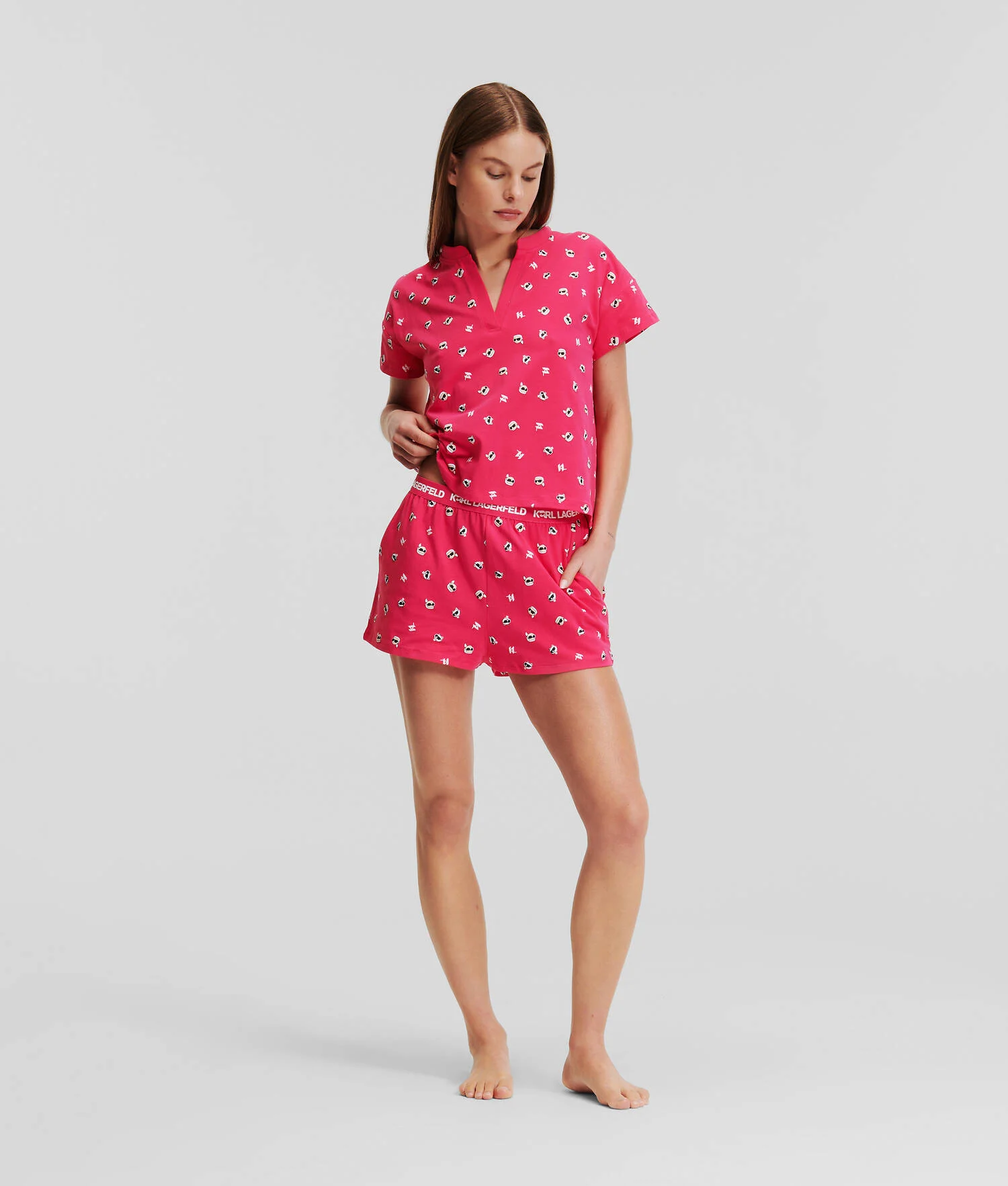 ENSEMBLE PYJAMA AVEC SHORT KARL IKONIK