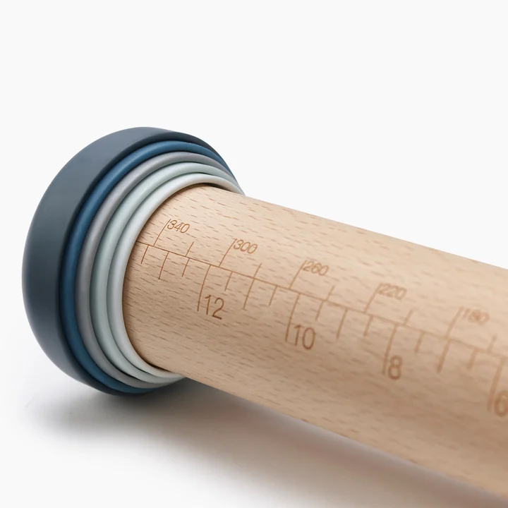 Joseph Joseph - PrecisionPin verstellbares Nudelholz, sky
