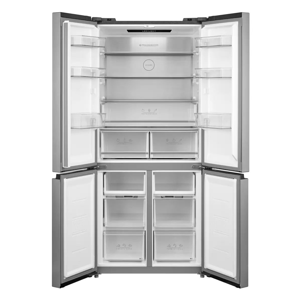 Food Center french door SPC FCMD3467 INOX weiss