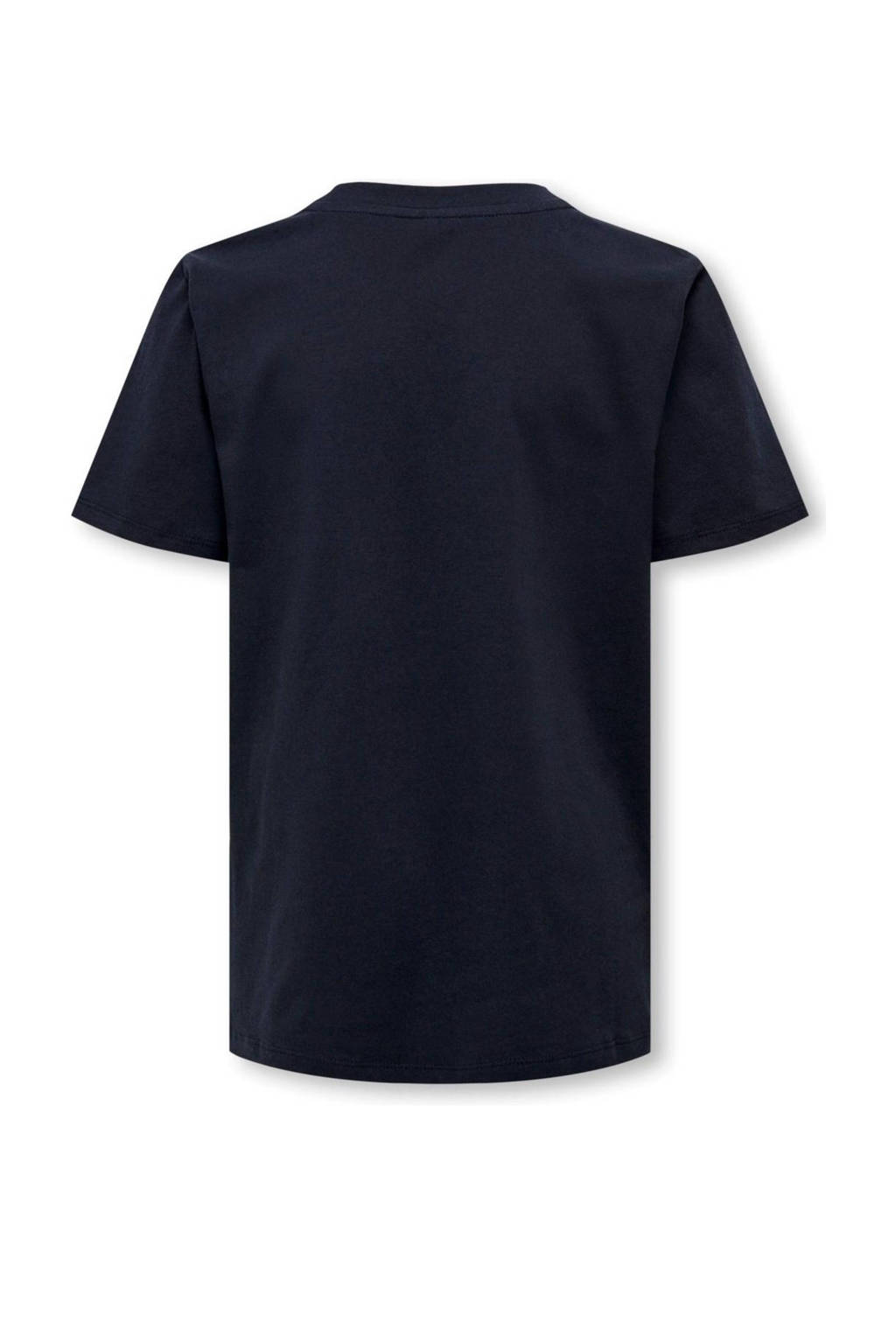 ONLY T-shirt KOBNILAS met printopdruk donkerblauw