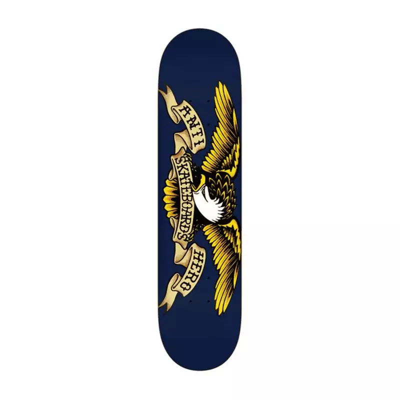 Plateau skate ANTIHERO SKATEBOARDS Classic Eaglel Bleu 8.5