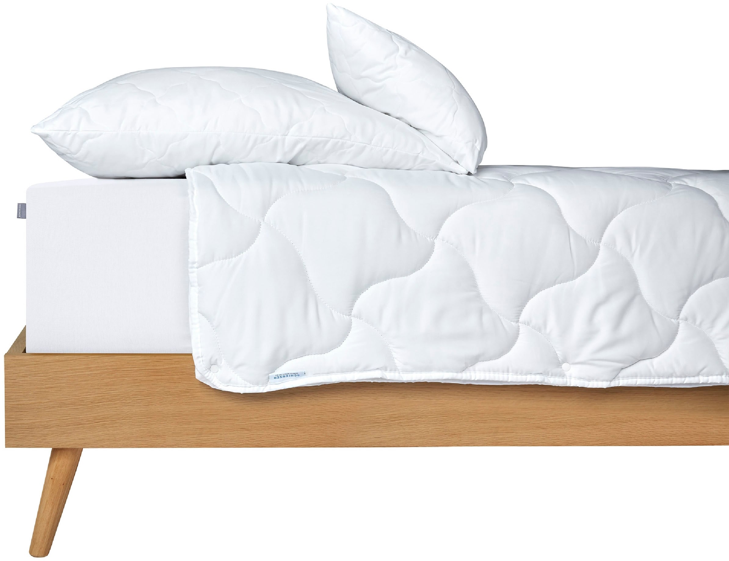 Schiesser 4-Jahreszeitenbett »Lykke - 2 zusammenknöpfbare Steppdecken für Sommer und Winter« 4-Jahreszeiten 1 Stk. tlg. STANDARD 100 by OEKO-TEX® zertifiziert
