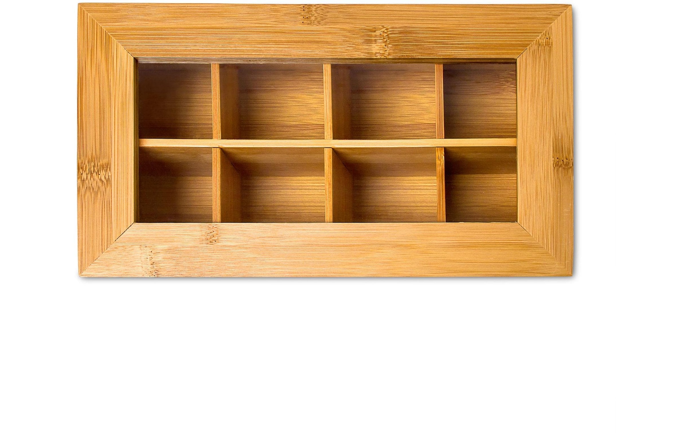 relaxdays Teebox »Braun« 1 Stk. tlg. Holzart: Bambus (China)