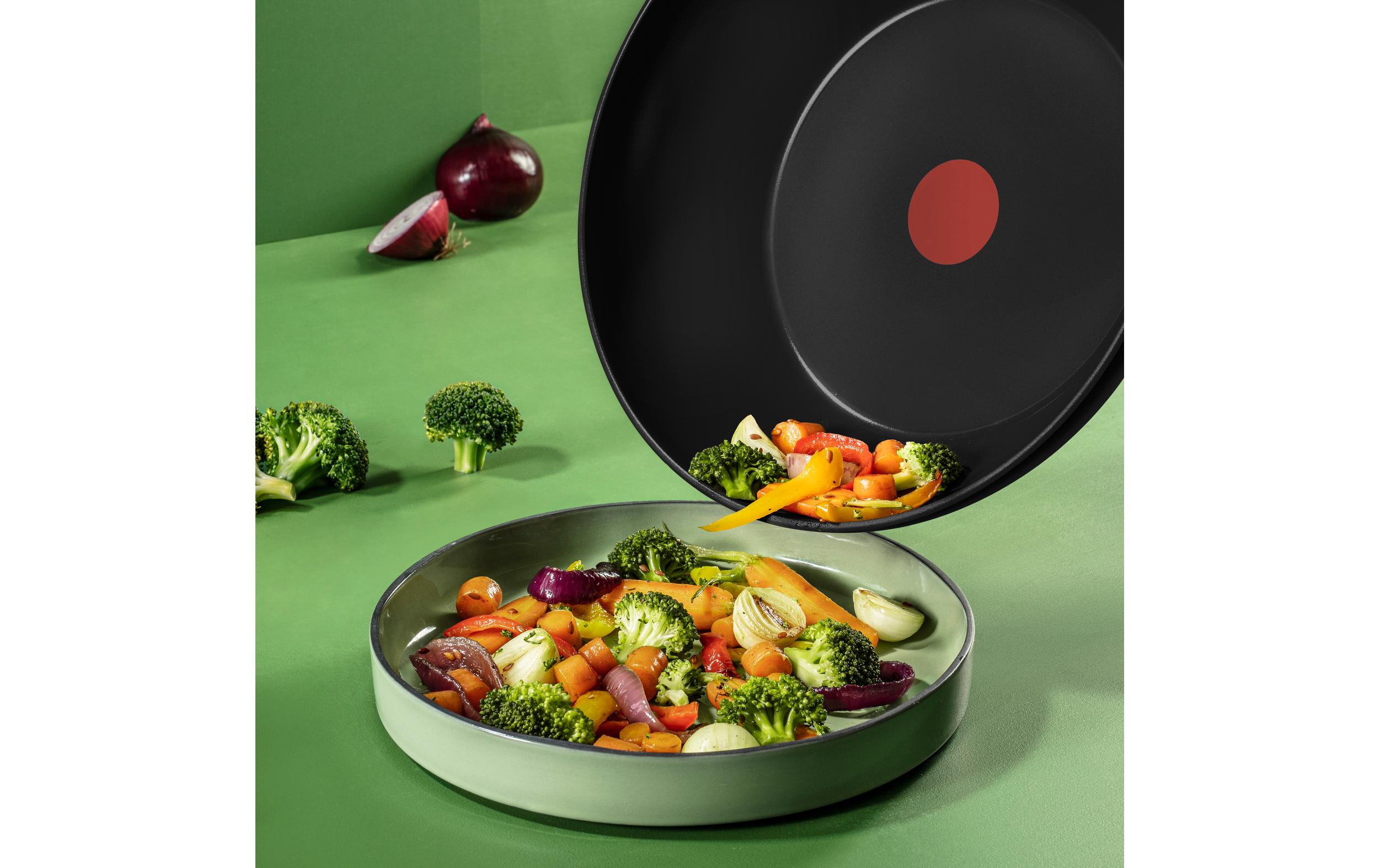 Wok Renew Black On 28 cmWokpfanne mit hochwertiger Antihaftversiegelung