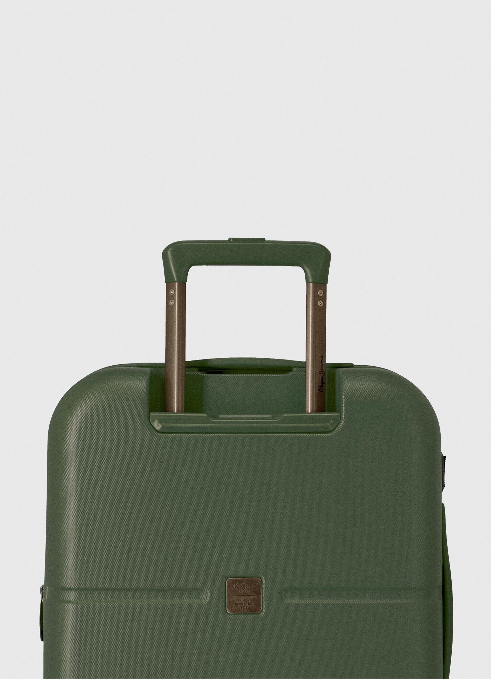 Mala de viagem com rodinhas em ABS, 55 cm - verde-oliva, tamanho único