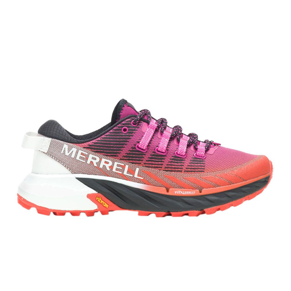 Merrell AGILITY PEAK 4 - Chaussures trail Femme fuchsia tangerine