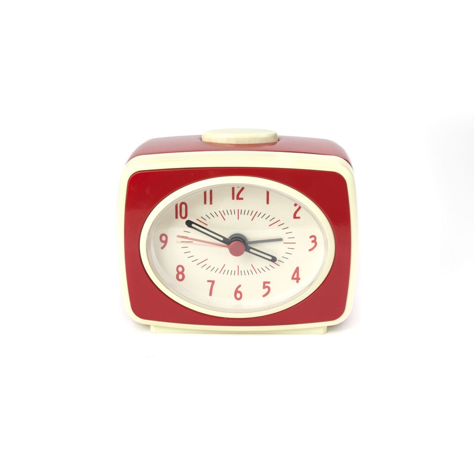 Small Classic Alarm Clock Red (AC14-RD-EU)