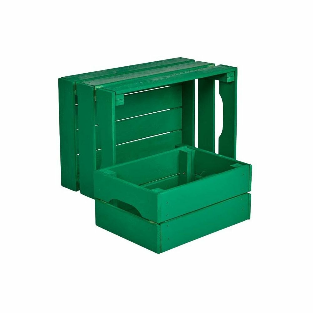 Caisse de rangement en pin grand modèle 46 x 31 x 25 cm