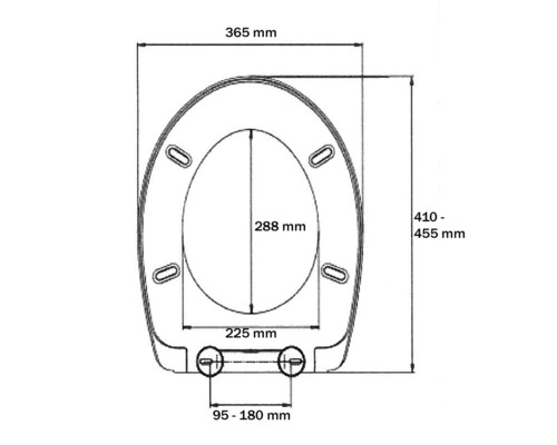 ADOB toiletzitting Trento motief softclose mechanisme 63532