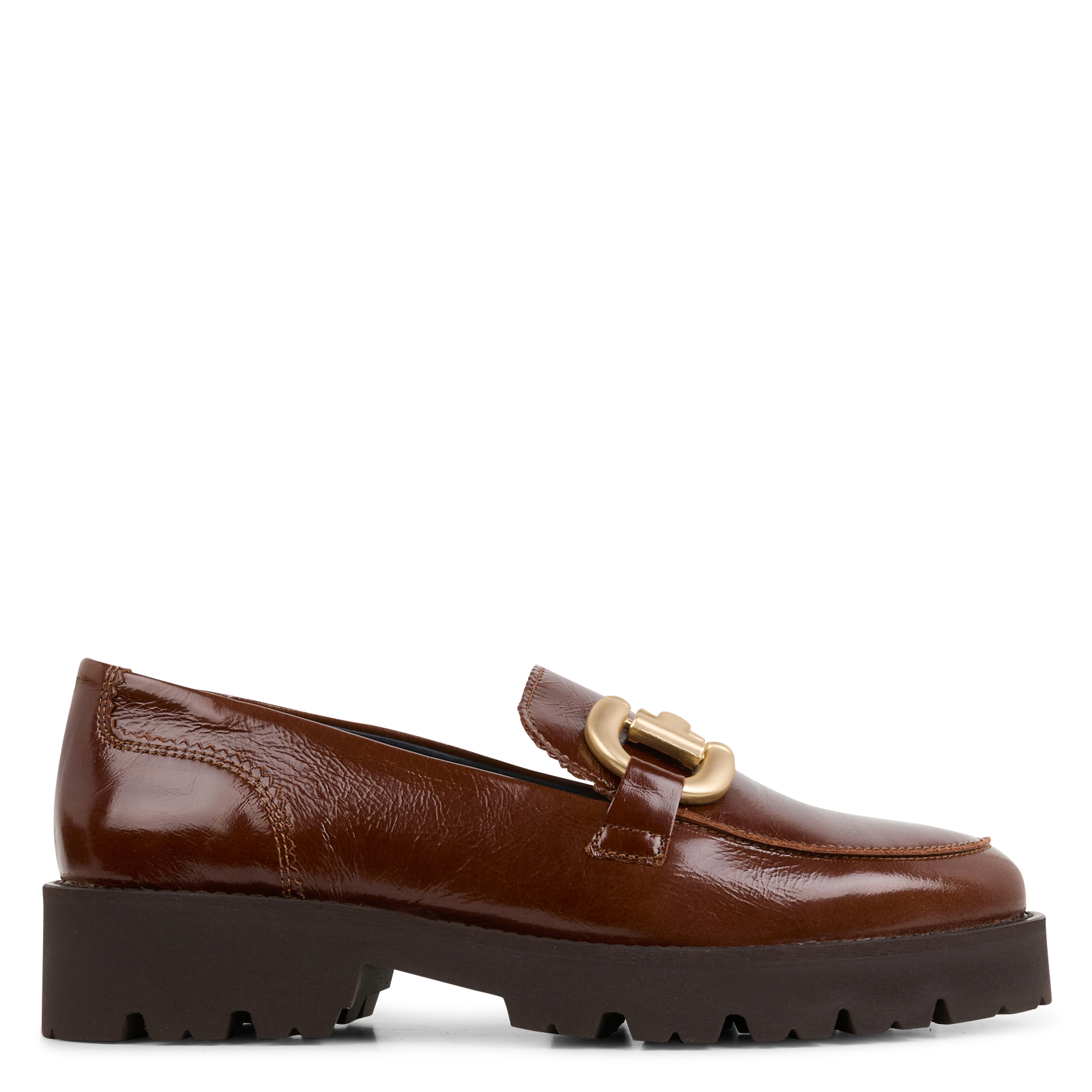 FRIVOLE - Mocassins en cuir | Marron