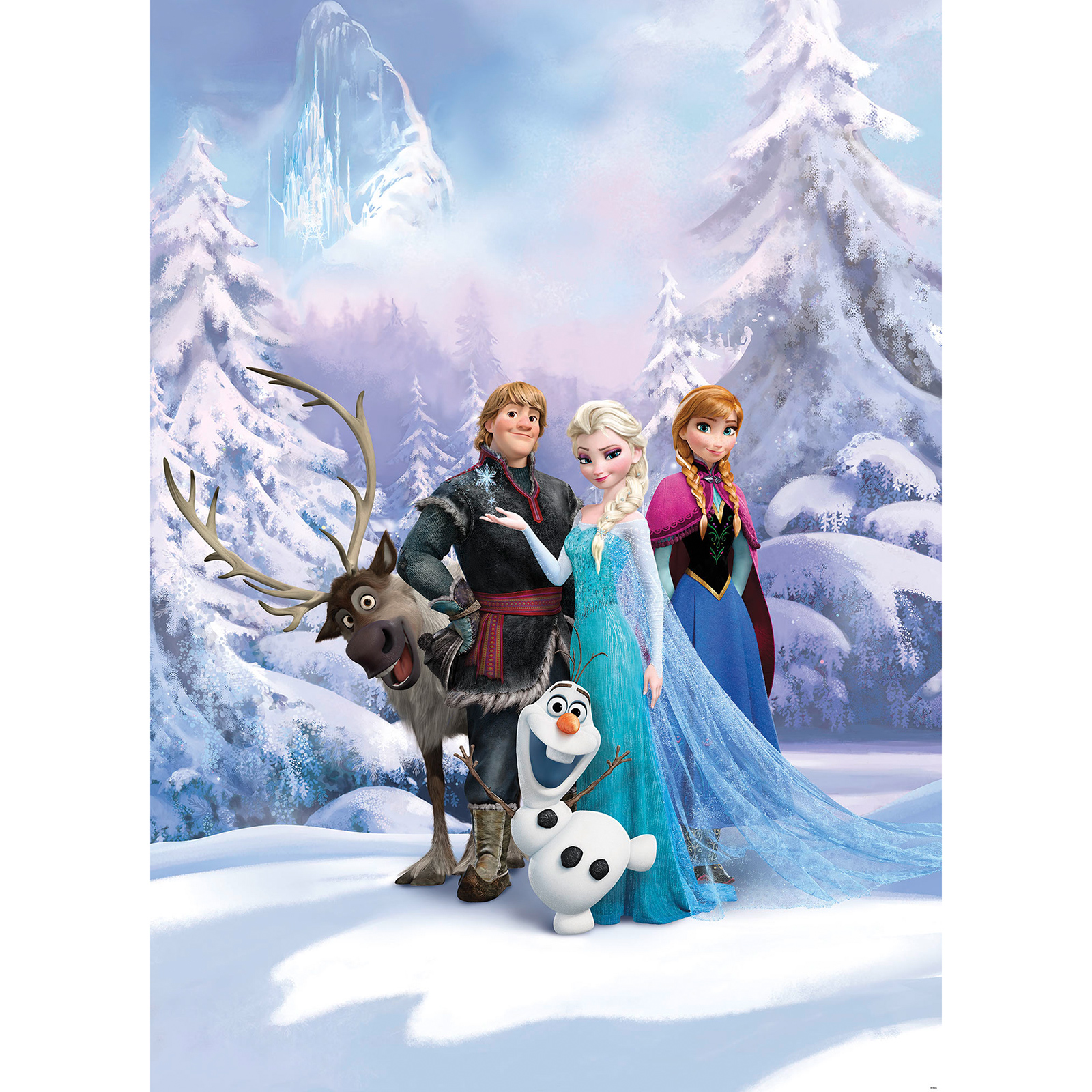 Papier-Fototapete FROZEN WINTER LAND - 184x254 cm