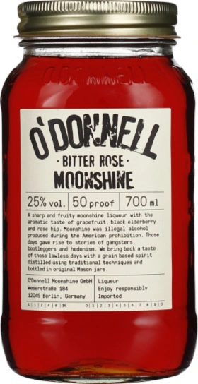 O'DONNELL BITTER ROSE MOONSHINE 70CL
