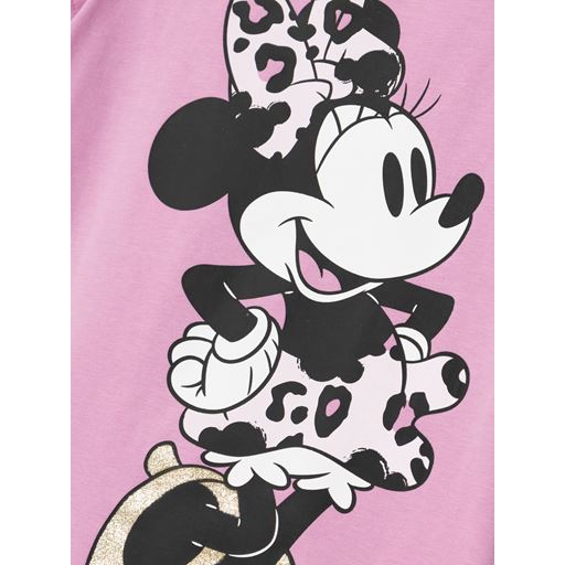 Name It Jibi Minnie T-shirt, Pastel Lavender, 116 cm