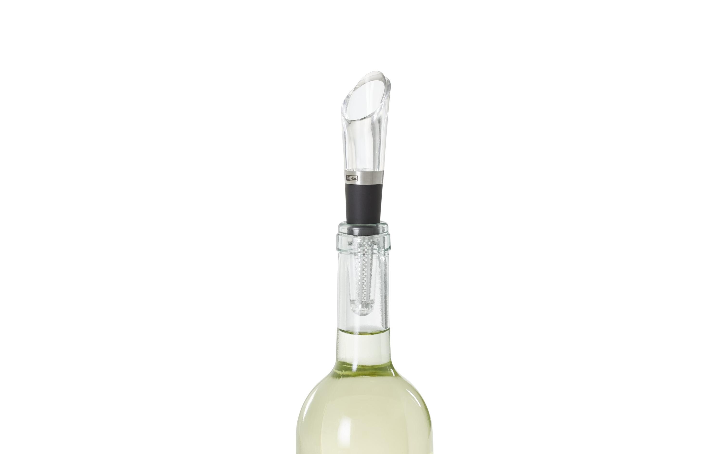 Weinausgiesser Vine 1 Stück, Schwarz/TransparentWein-Geniesser