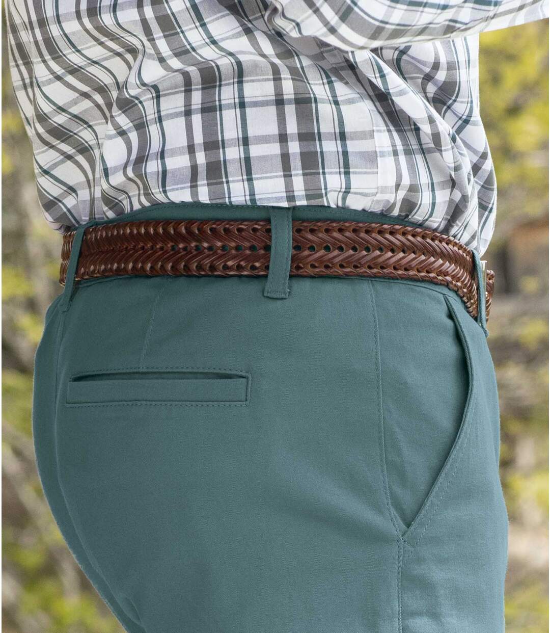 Ceinture Croûte de Cuir Tressée