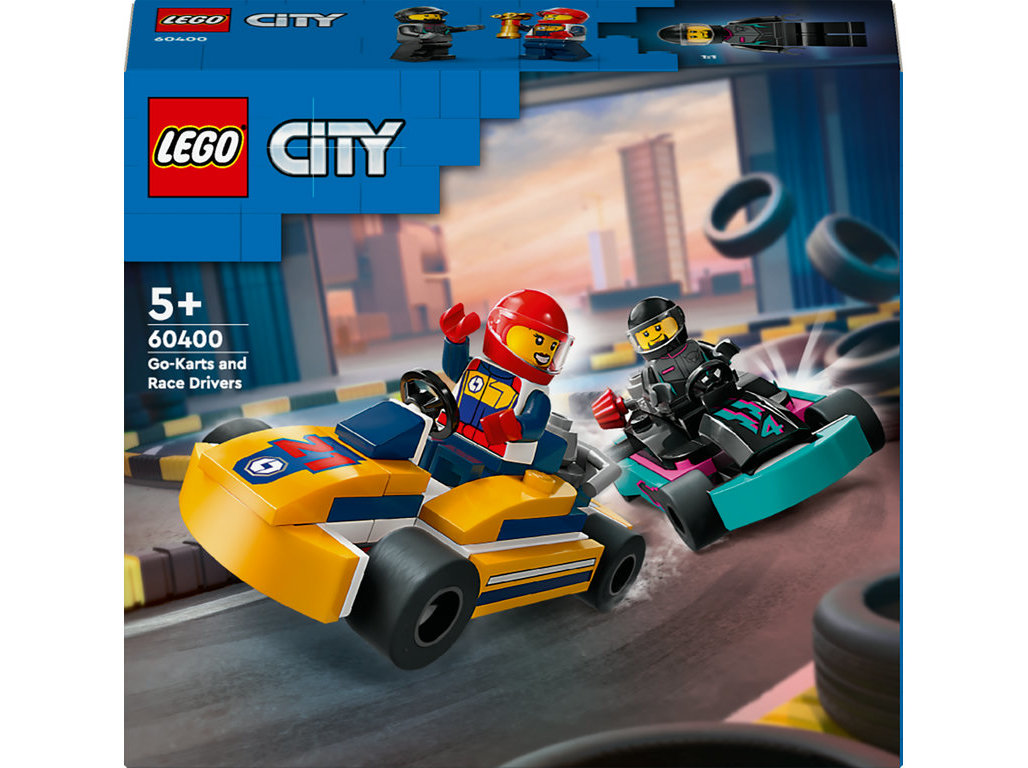 CARROS DE KARTING E PILOTOS LEGO CITY GREAT VEHICLES