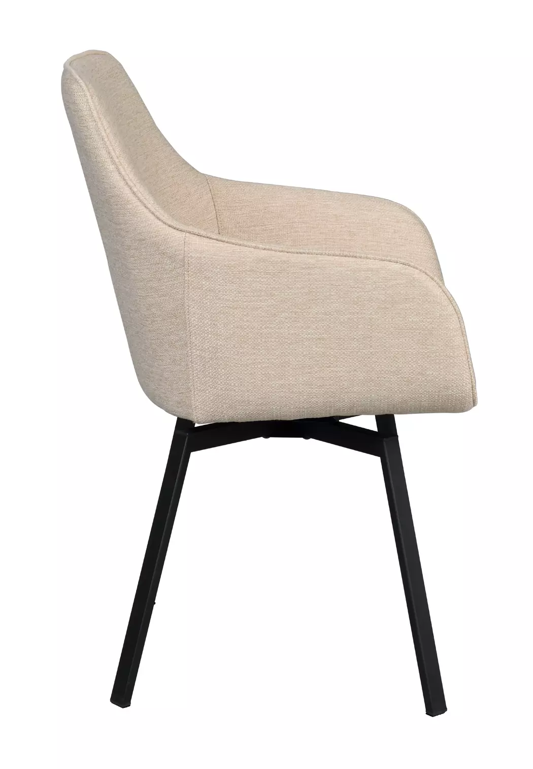 Stuhl Bezug aus Stoff in beige